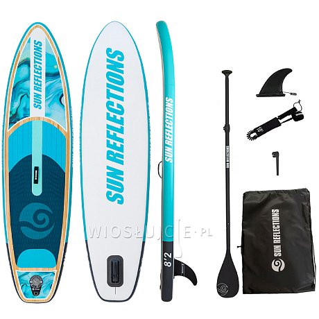 Deska SUP SUN REFLECTIONS Kids 8'2'' Ocean Mirage - pompowany paddleboard