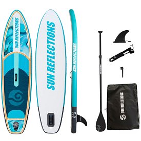 Deska SUP SUN REFLECTIONS Kids 8'2'' Ocean Mirage - pompowany paddleboard
