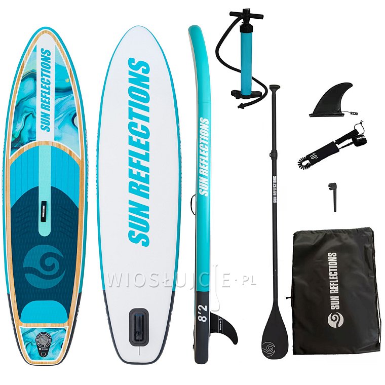 Paddleboard SUN REFLECTIONS Kids 8'2''  Ocean Mirage - nafukovací