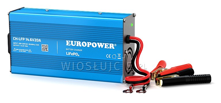 Ładowarka do akumulatorów LiFePO4 EUROPOWER CH-LFP 14.6V 20A