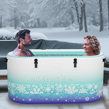Basen do morsowania RIDEWAVE OVAL XXL Ice Tub - pompowany