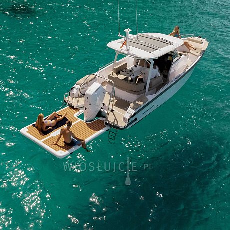 Pompowany pomost SPINERA BOATING SINGLE OUTBOARD DOCK 3.08 - do łodzi i pontonów