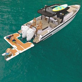 Pompowany pomost SPINERA BOATING STEPS AND SEAT 1.02 - do łodzi i pontonów