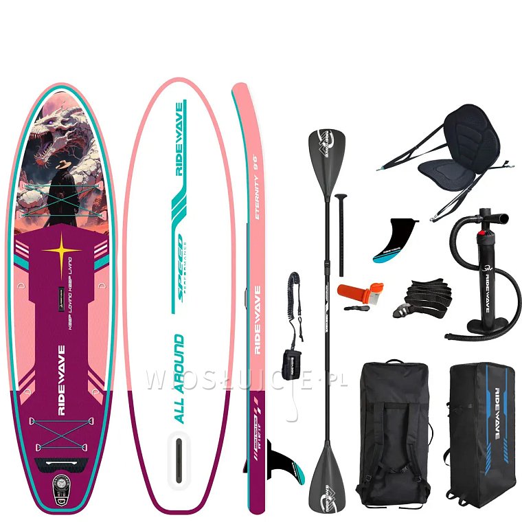 Paddleboard RIDEWAVE Blazebrand 9'6'' Combo - nafukovací