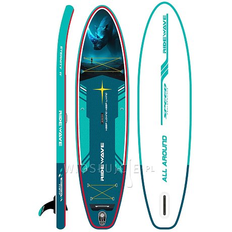 Deska SUP RIDEWAVE ABYSSOUL 11' COMBO - pompowana deska SUP
