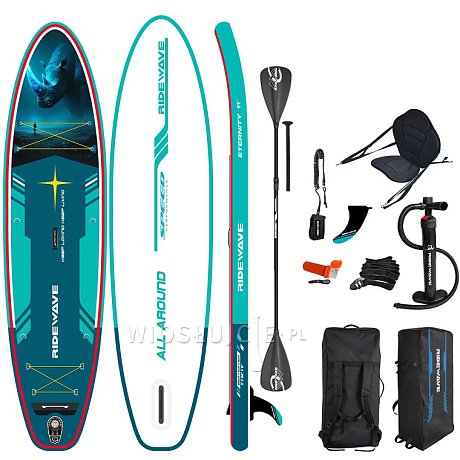 Deska SUP RIDEWAVE ABYSSOUL 11' COMBO - pompowana deska SUP