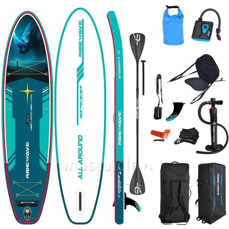 Paddleboard RIDEWAVE Abyssoul 11' Combo - nafukovací