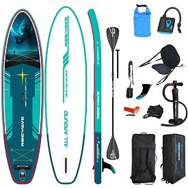 Deska SUP RIDEWAVE ABYSSOUL 11' COMBO - pompowana deska SUP