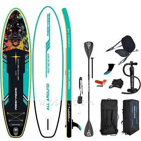 Deska SUP RIDEWAVE NEBULA PARD 11'6 COMBO - pompowana deska SUP