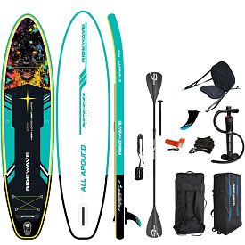 Deska SUP RIDEWAVE NEBULA PARD 11'6 COMBO - pompowana deska SUP
