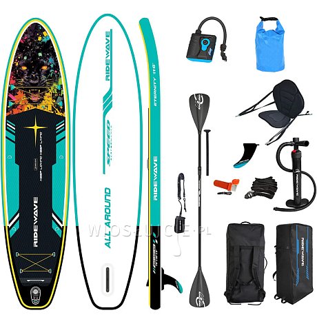 Deska SUP RIDEWAVE NEBULA PARD 11'6 COMBO - pompowana deska SUP
