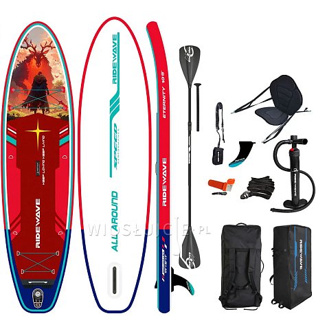 Deska SUP RIDEWAVE EMBERED 10'6 COMBO - pompowana deska SUP