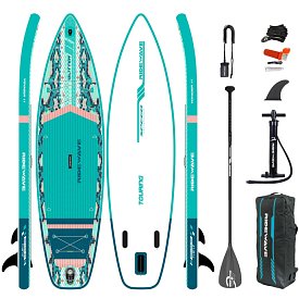 Deska SUP RIDEWAVE VOYAGER GLITTER 11' - pompowana deska SUP