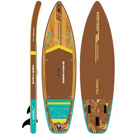 Deska SUP RIDEWAVE VOYAGER MULTIFLEX 10'6 - pompowana deska SUP