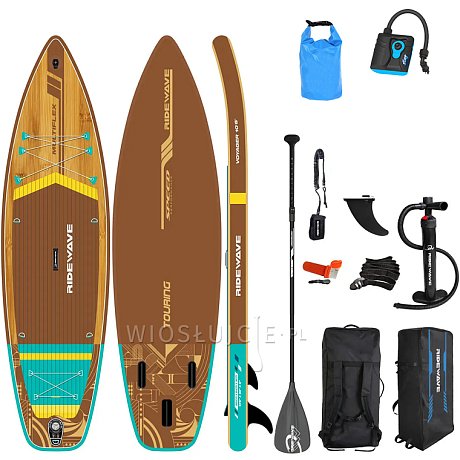 Deska SUP RIDEWAVE VOYAGER MULTIFLEX 10'6 - pompowana deska SUP
