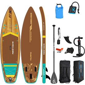 Deska SUP RIDEWAVE VOYAGER MULTIFLEX 10'6 - pompowana deska SUP