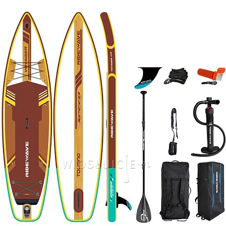 Deska SUP RIDEWAVE VOYAGER TOURING 11'6 - pompowana deska SUP