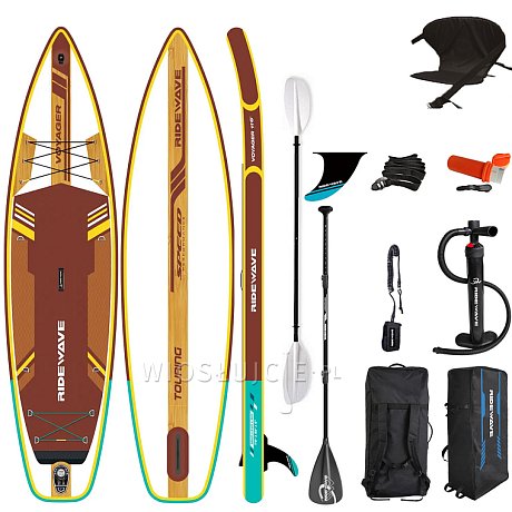 Deska SUP RIDEWAVE VOYAGER TOURING 11'6 - pompowana deska SUP