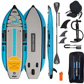 Deska SUP RIDEWAVE FISHING SUP 11' COMBO - pompowana deska wędkarska